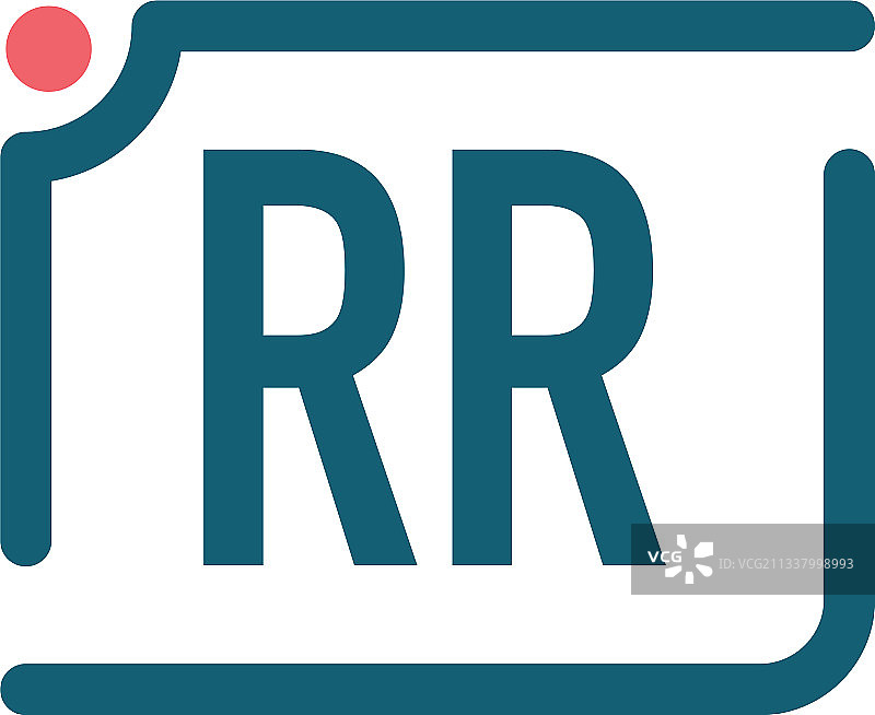 字母RR相机Logo设计模板图片素材