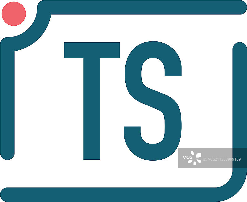字母TS相机标志设计模板图片素材