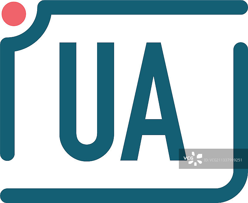 首字母UA相机Logo设计模板图片素材