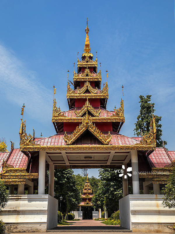 洛阳 白马寺里外国宗教建筑图片素材