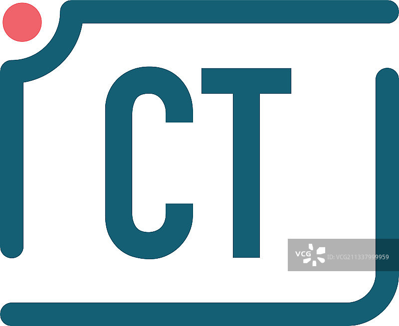 ct首字母相机logo设计模板图片素材