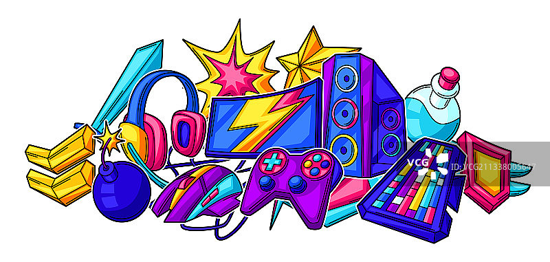 电竞游戏背景图片素材