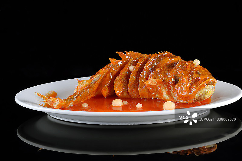 炸溜黄鱼图片素材