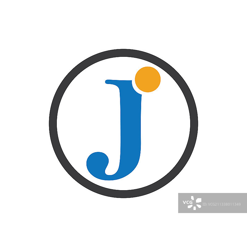 字母j标志模板图标设计图片素材