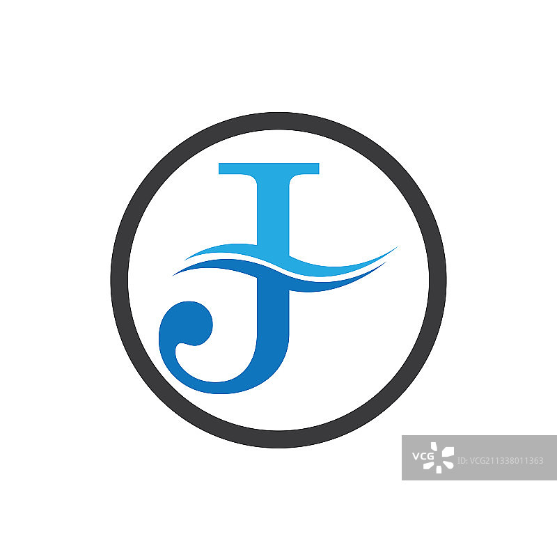 字母j标志模板图标设计图片素材