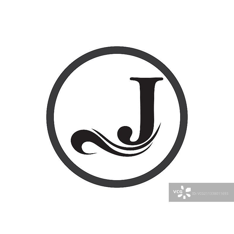 字母j标志模板图标设计图片素材