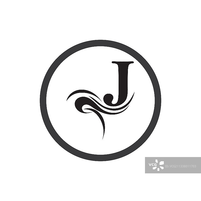 字母j标志模板图标设计图片素材