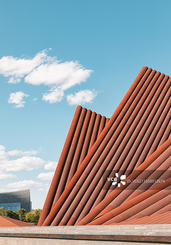 糖果色的大同美术馆图片素材