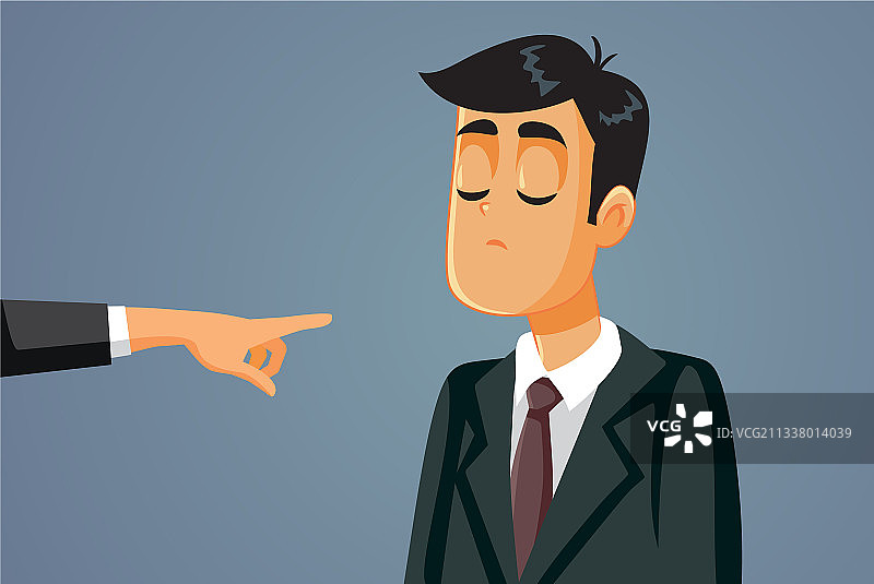 被解雇的悲伤员工图片素材