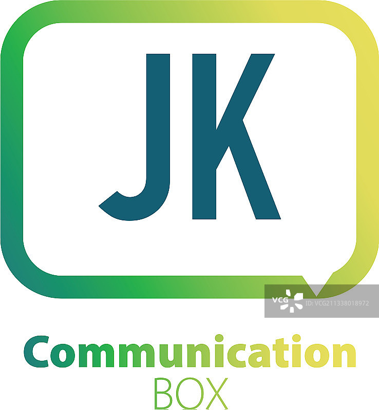 JK首字母通信标志设计图片素材