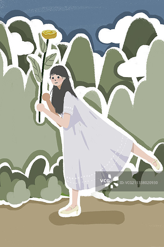 小小插画3图片素材