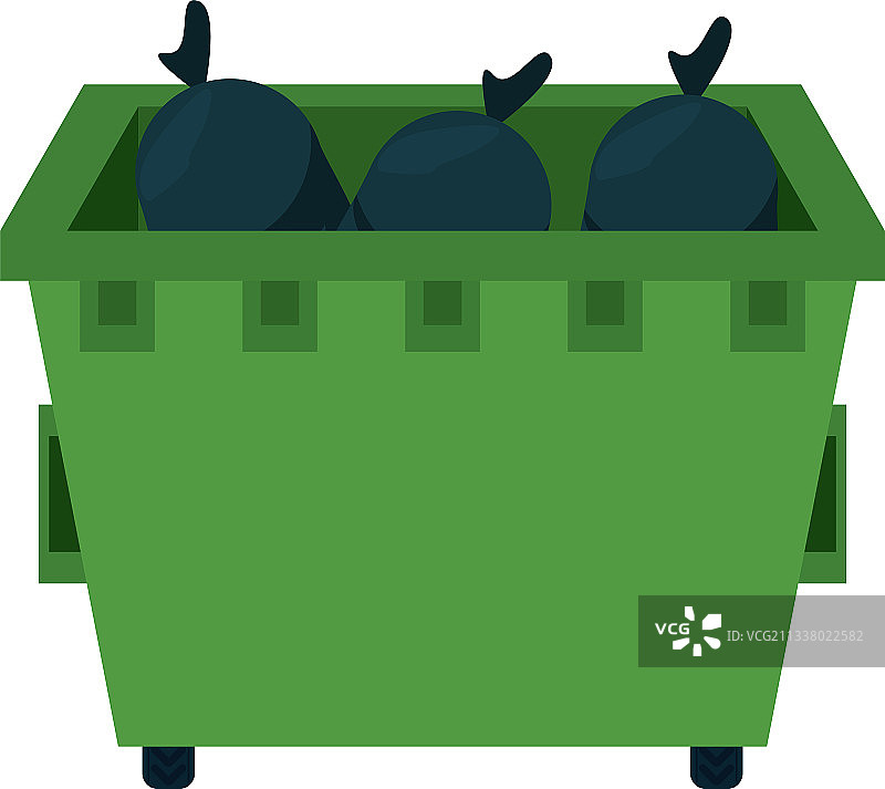 街头垃圾箱图片素材