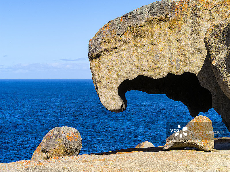 澳大利亚海岸的岩石图片素材