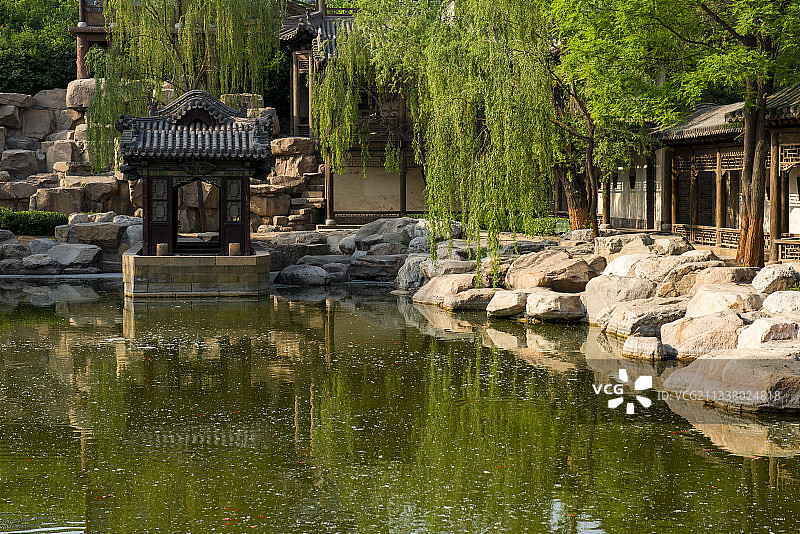 2012-05-04中国，山西省，晋中市，榆次老城，西园图片素材