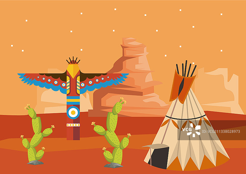 狂野西部景观图片素材