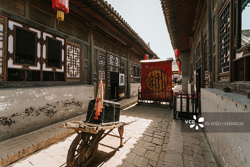 山西平遥古城镖局博物馆景观图片素材