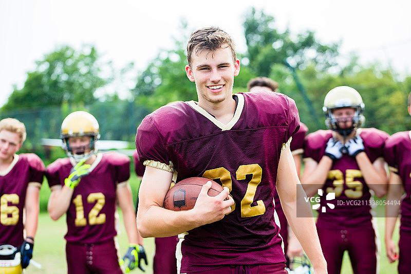 美式足球运动员图片素材