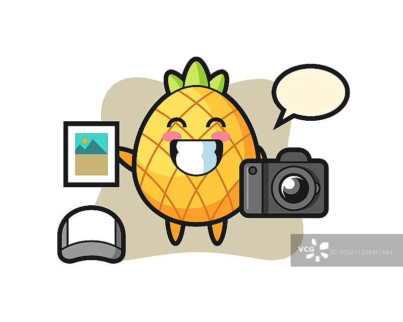 摄影师菠萝图片素材