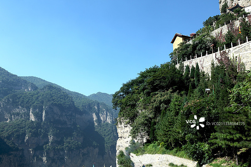 中国山西晋中市介休绵山风光图片素材