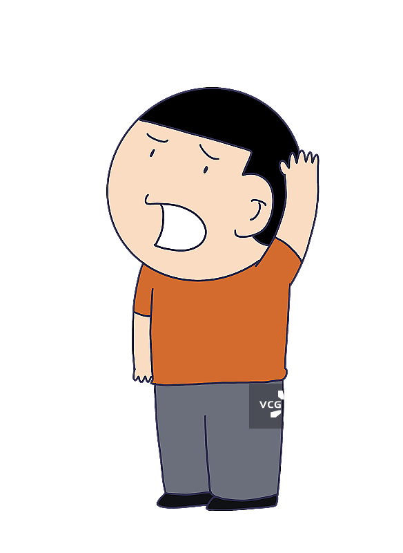 元素：疑惑的人物图片素材