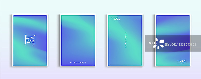 蓝绿色渐变背景合集图片素材