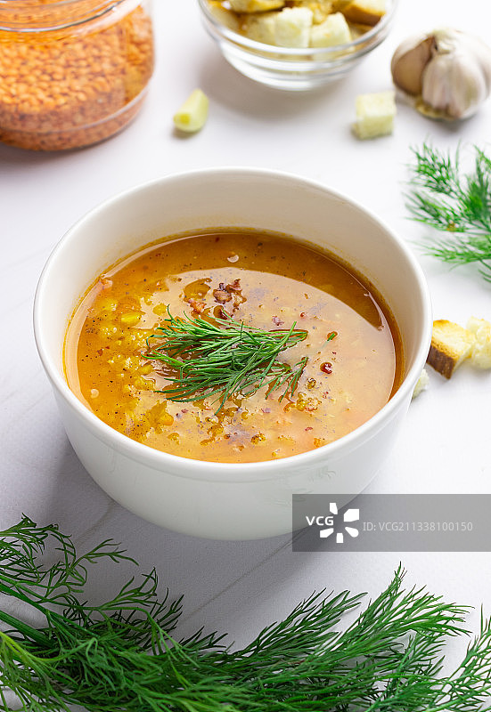 碗中汤的特写图片素材