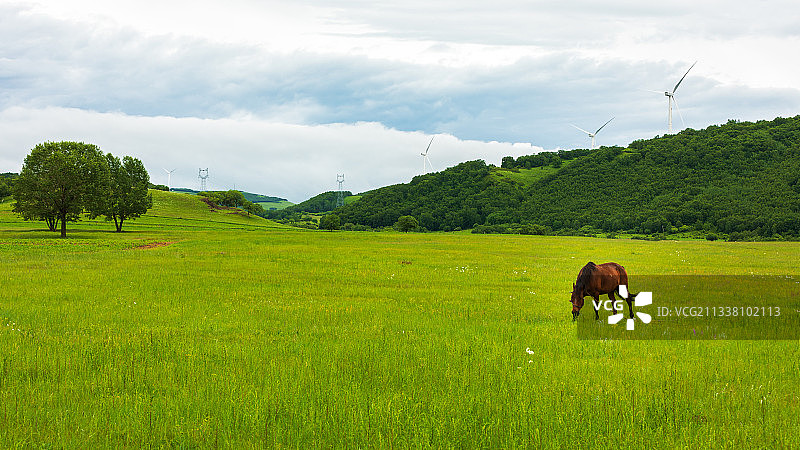 坝上风光美景图片素材