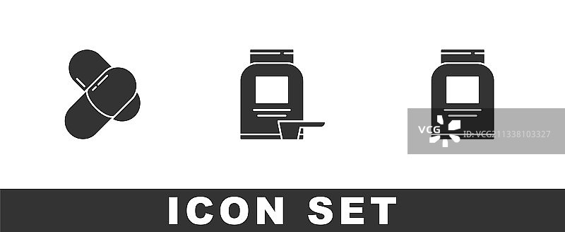 运动营养组合图标图片素材