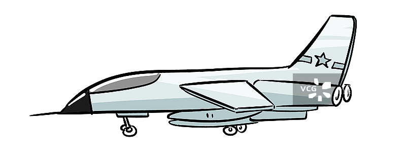 一架飞机图片素材