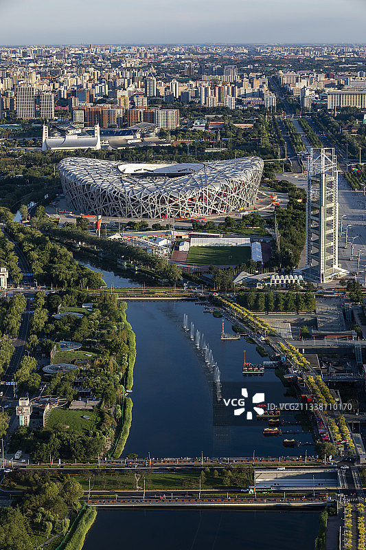 北京中轴线北侧地标建筑图片素材
