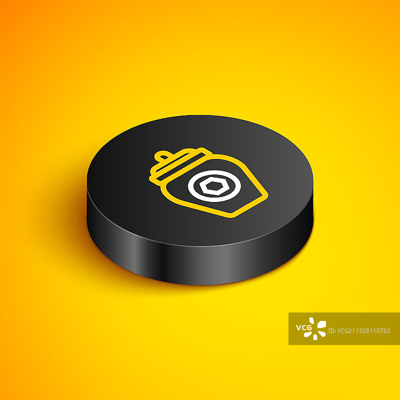 2.5D线条：蜂蜜罐图标图片素材