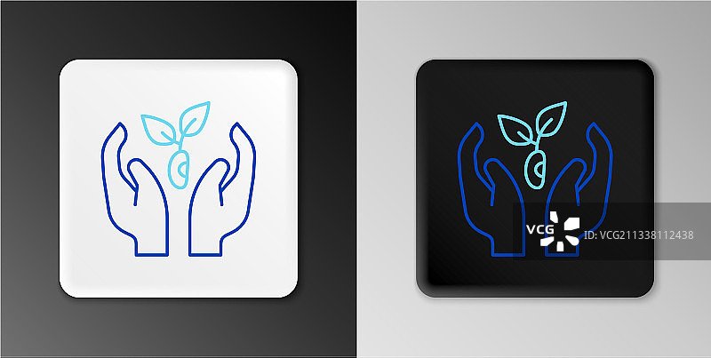 手持植物环境保护图片素材