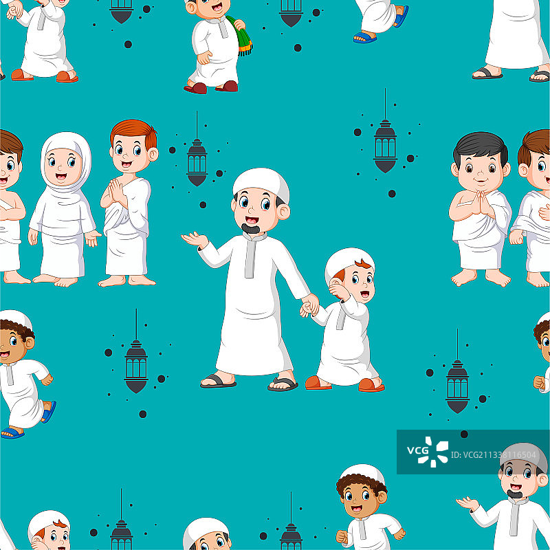 儿童图案套装图片素材