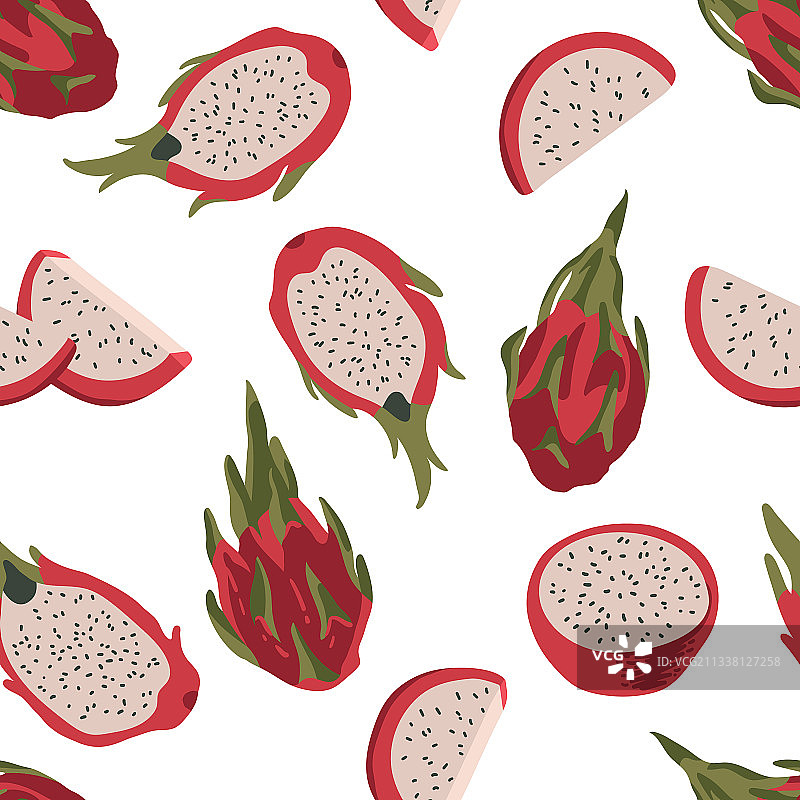 火龙果花夏季图案图片素材