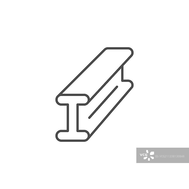 钢梁线条图标图片素材