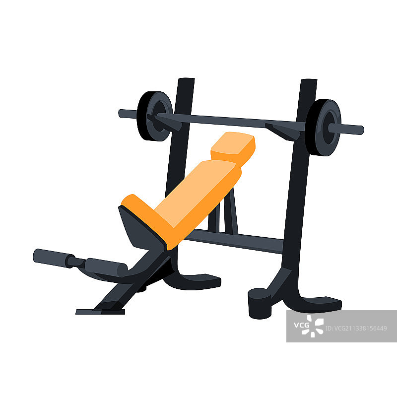 逼真的卧推模拟器图片素材