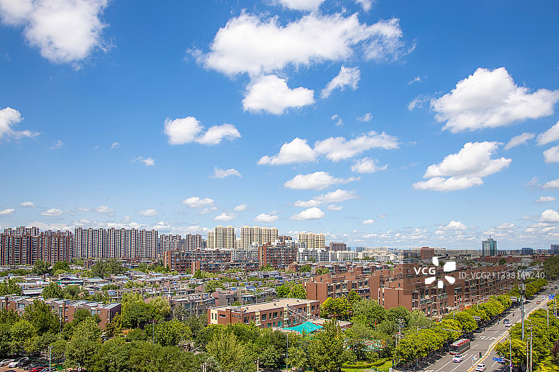 北京西二旗领袖硅谷和回龙观龙域中心图片素材