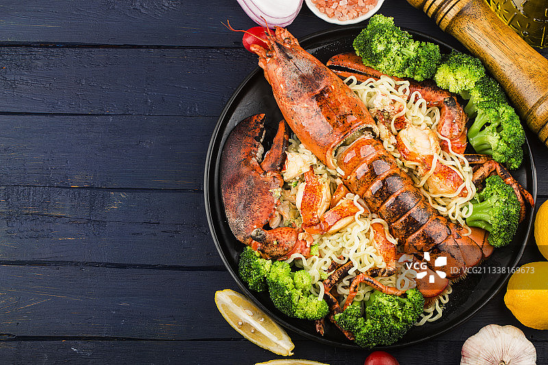 龙虾蒸面图片素材