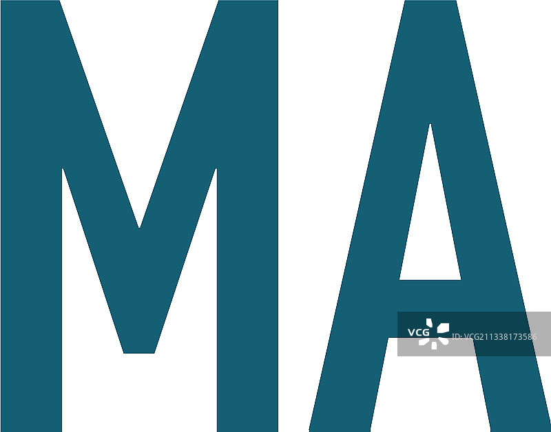 字母M A手持盾牌安全logo图片素材