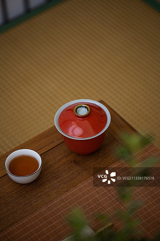 盖碗茶图片素材