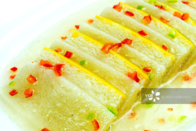 萝卜糕拼鱼糕图片素材