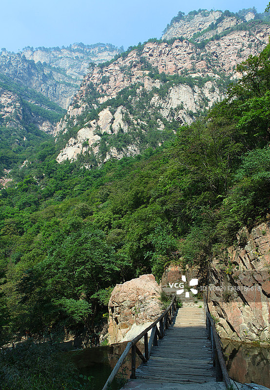 中国山西晋中市介休绵山水涛沟风光图片素材