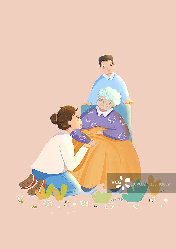 关爱老人图片素材