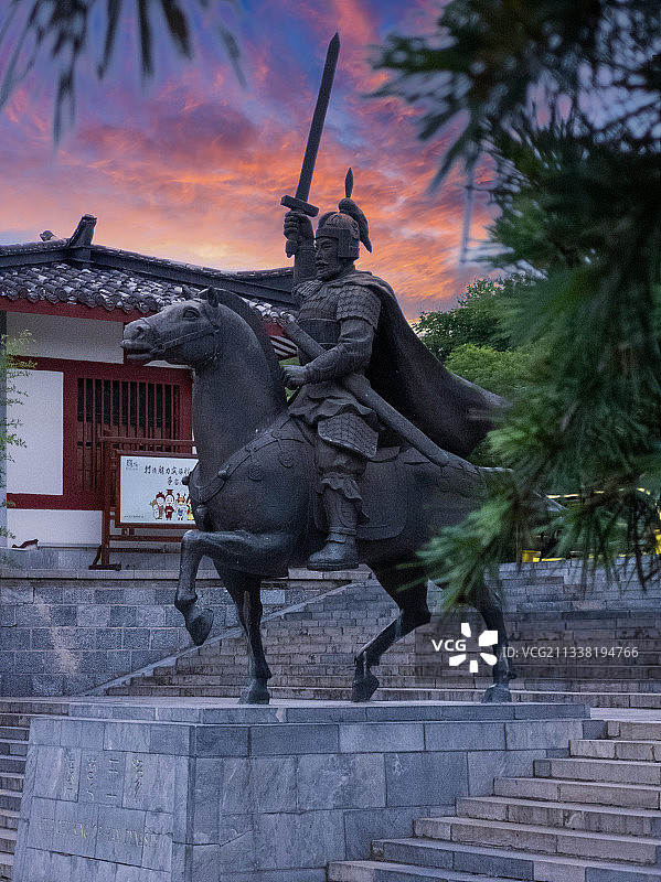 徐州汉文化景区，狮子山楚王陵、汉兵马俑博物馆、汉文化图片素材