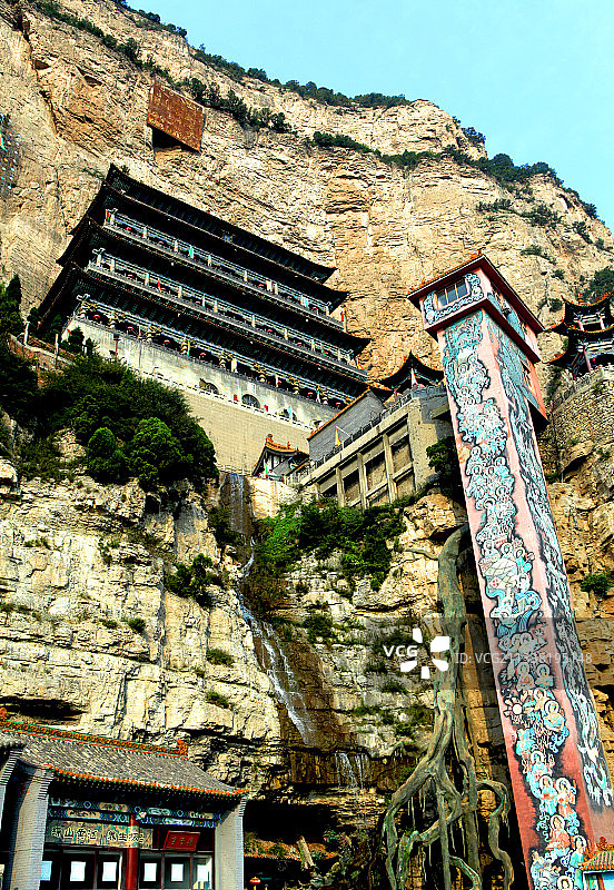 中国山西晋中市介休绵山大罗宫图片素材