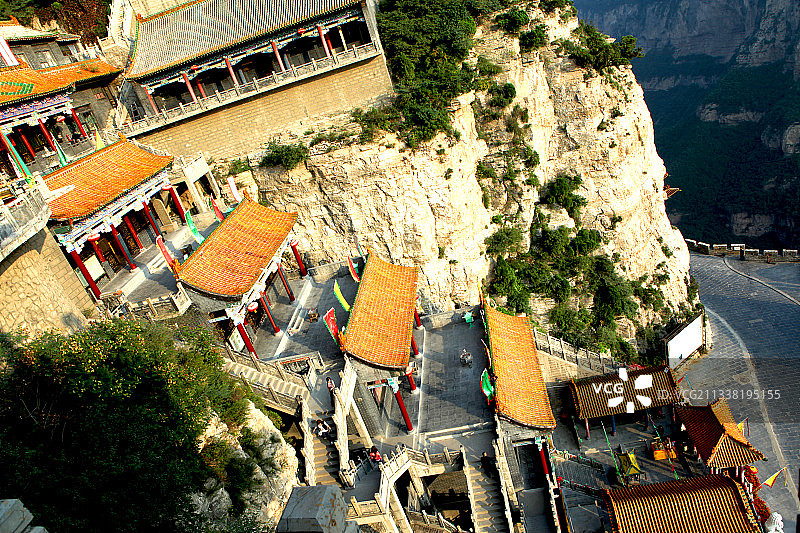 中国山西晋中市介休绵山大罗宫图片素材