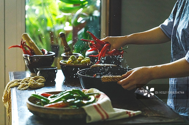 手工剁椒酱图片素材