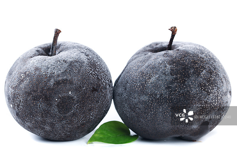 白底上放着冻梨图片素材