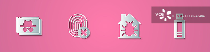 纸剪浏览器隐私窗口取消图片素材