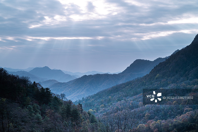 秦岭山区陕西留坝紫柏山图片素材